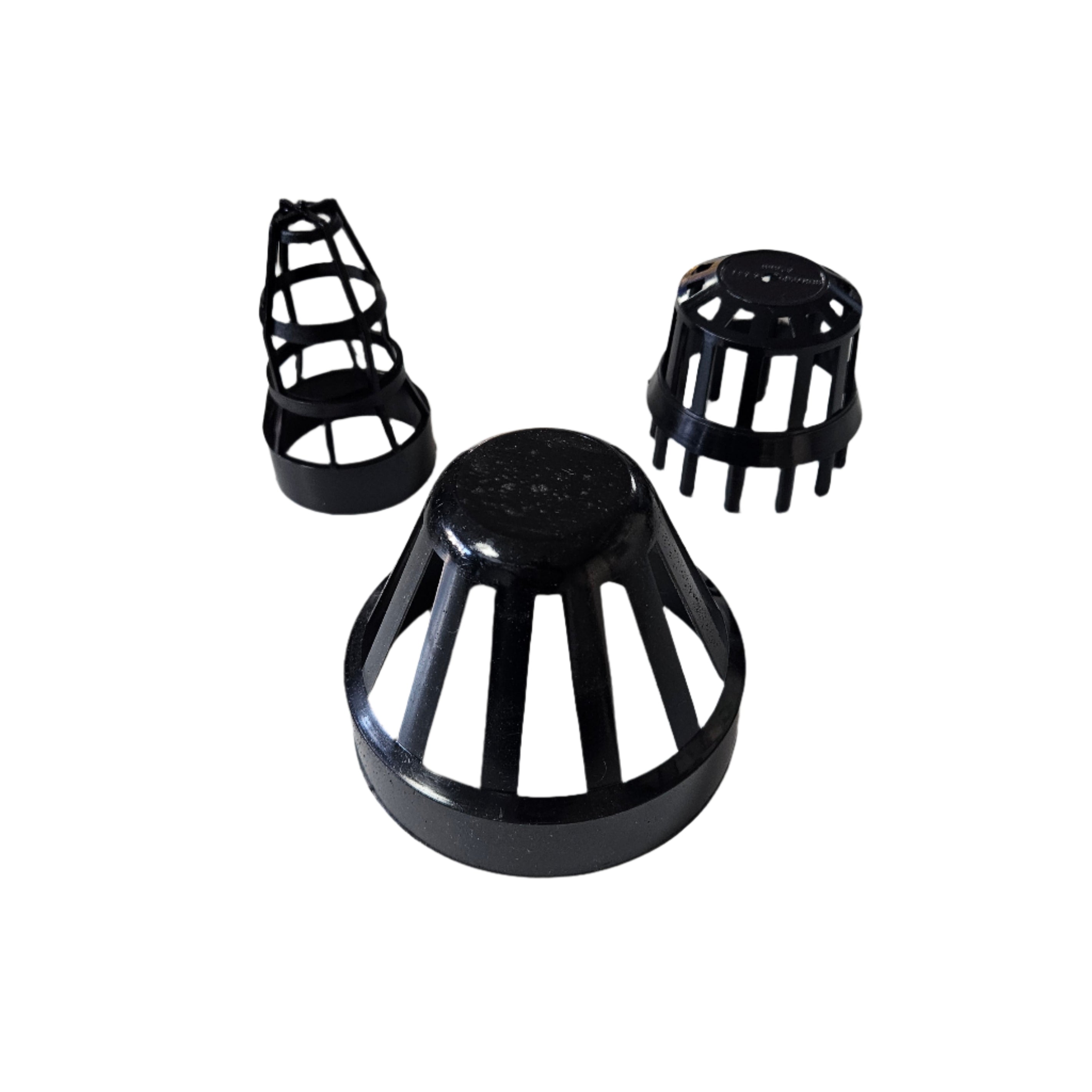 Black Pipe Or Filter Cage For ABS Waste Pipe To Stop Fish, Debris & Filter Media