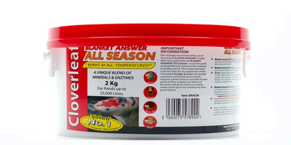 Cloverleaf Blanket Answer All Season - Year-Round Blanketweed Pond Treatment