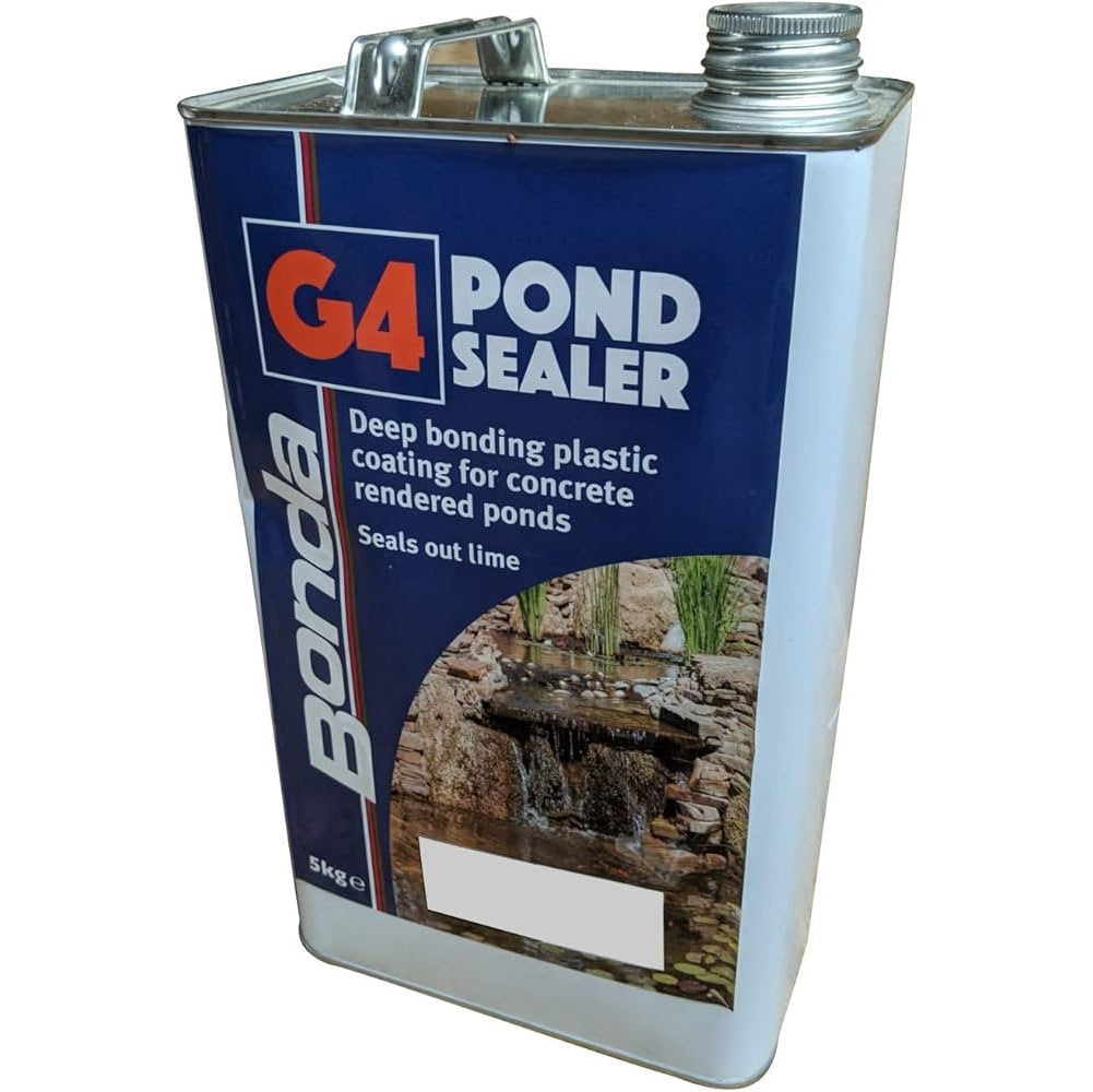 G4 Concrete Pond Sealer Premium Protection for Concrete Ponds Black 1kg