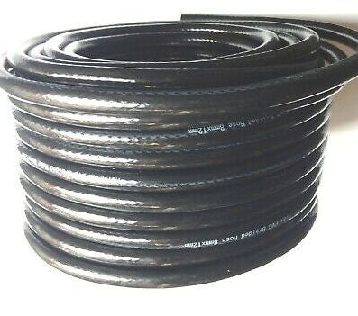 Per Meter Koi Flex Braided Hose - Black 10mm ID / 14mm OD
