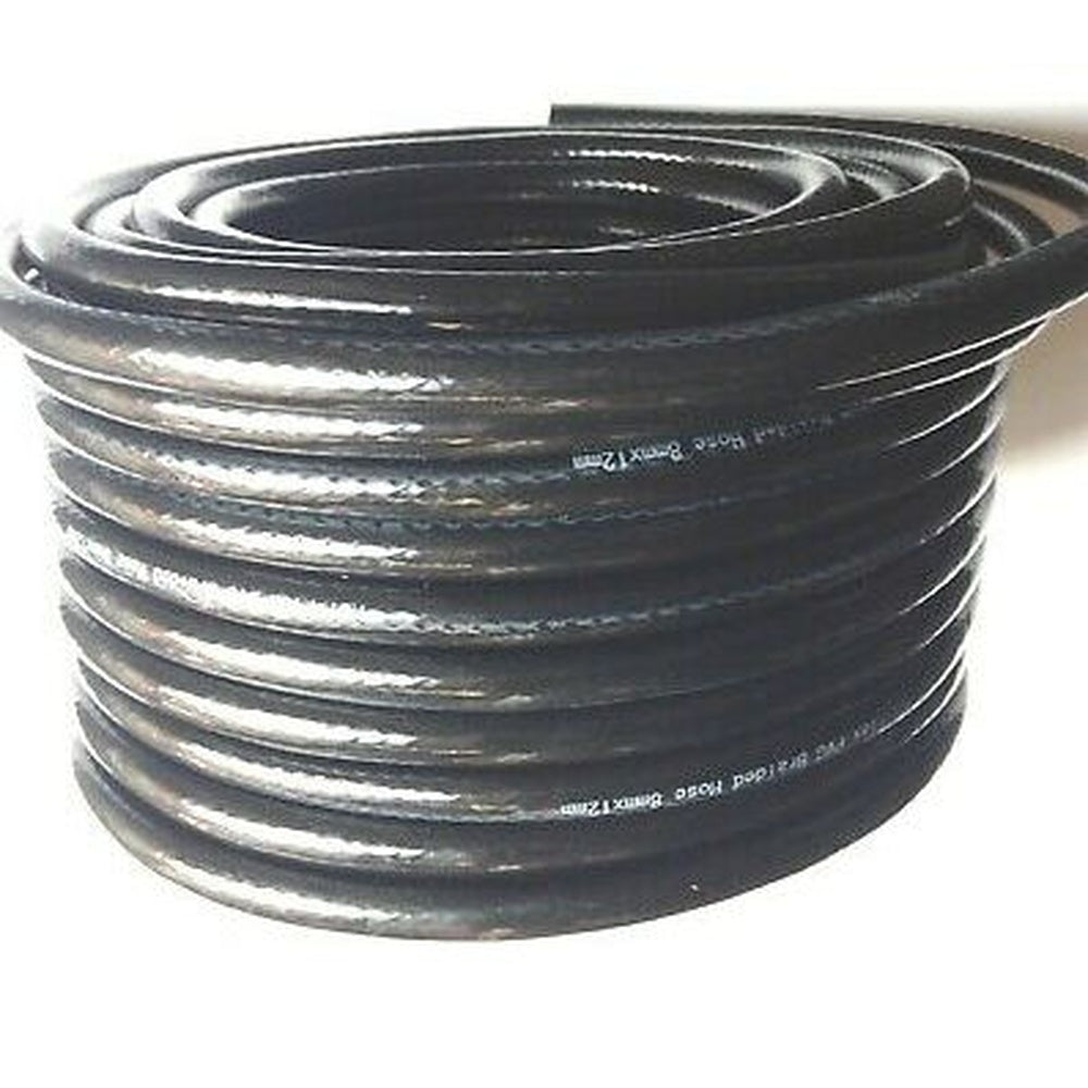 Per Meter Koi Flex Braided Hose - Black 10mm ID / 14mm OD