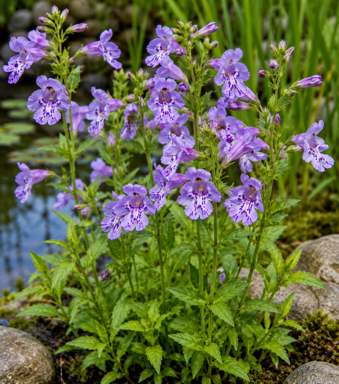 Mimulus Ringens Pond Plant Lavender Musk