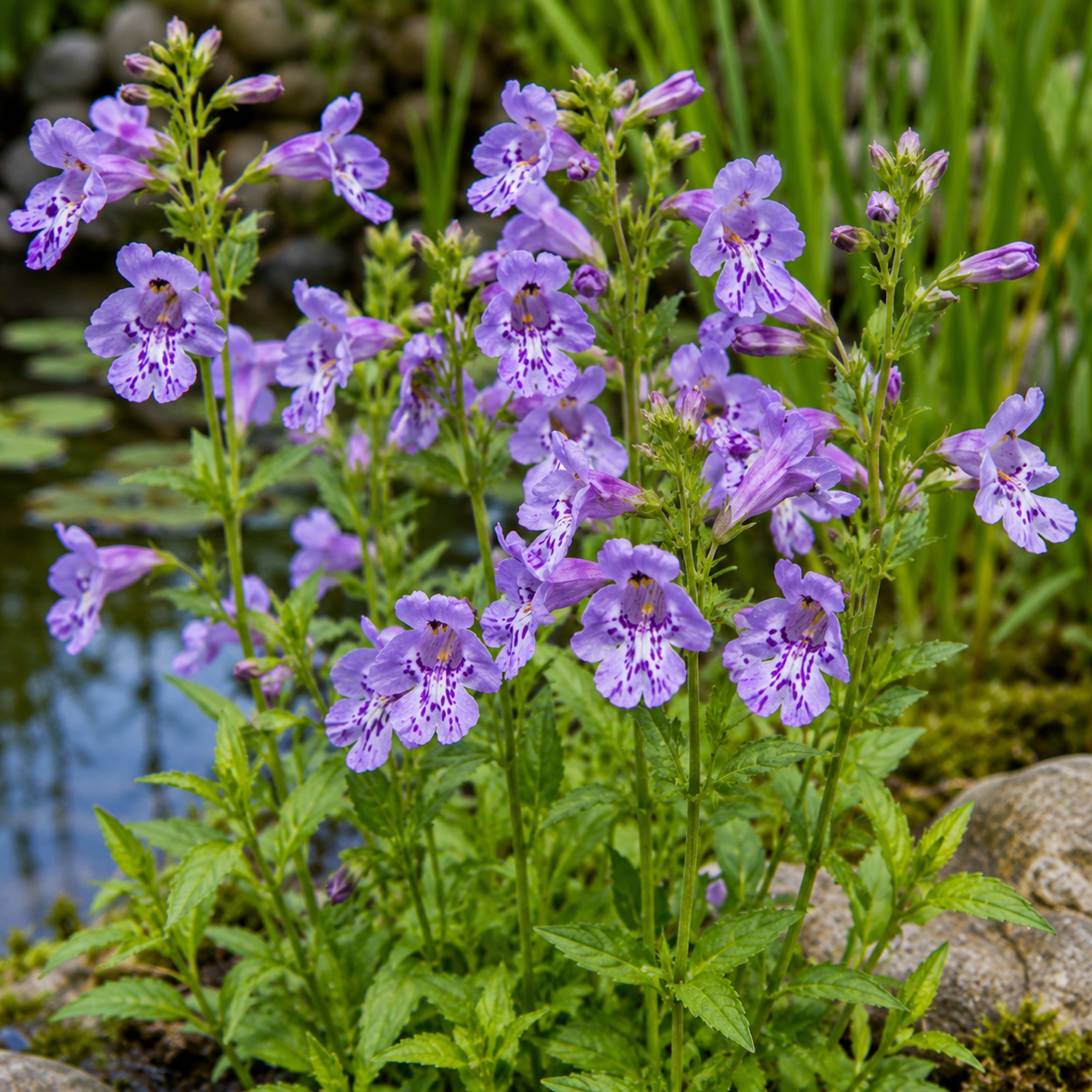 Mimulus Ringens Pond Plant Lavender Musk