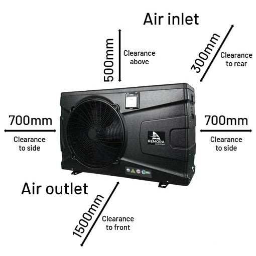 Remora Inverter Heat pump with Wi-Fi