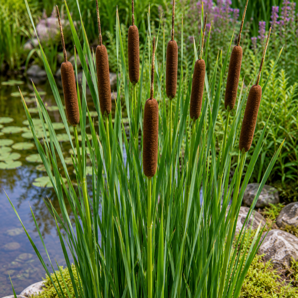 Typha Angustifolia Pond Plant Reedmace 1 Ltr