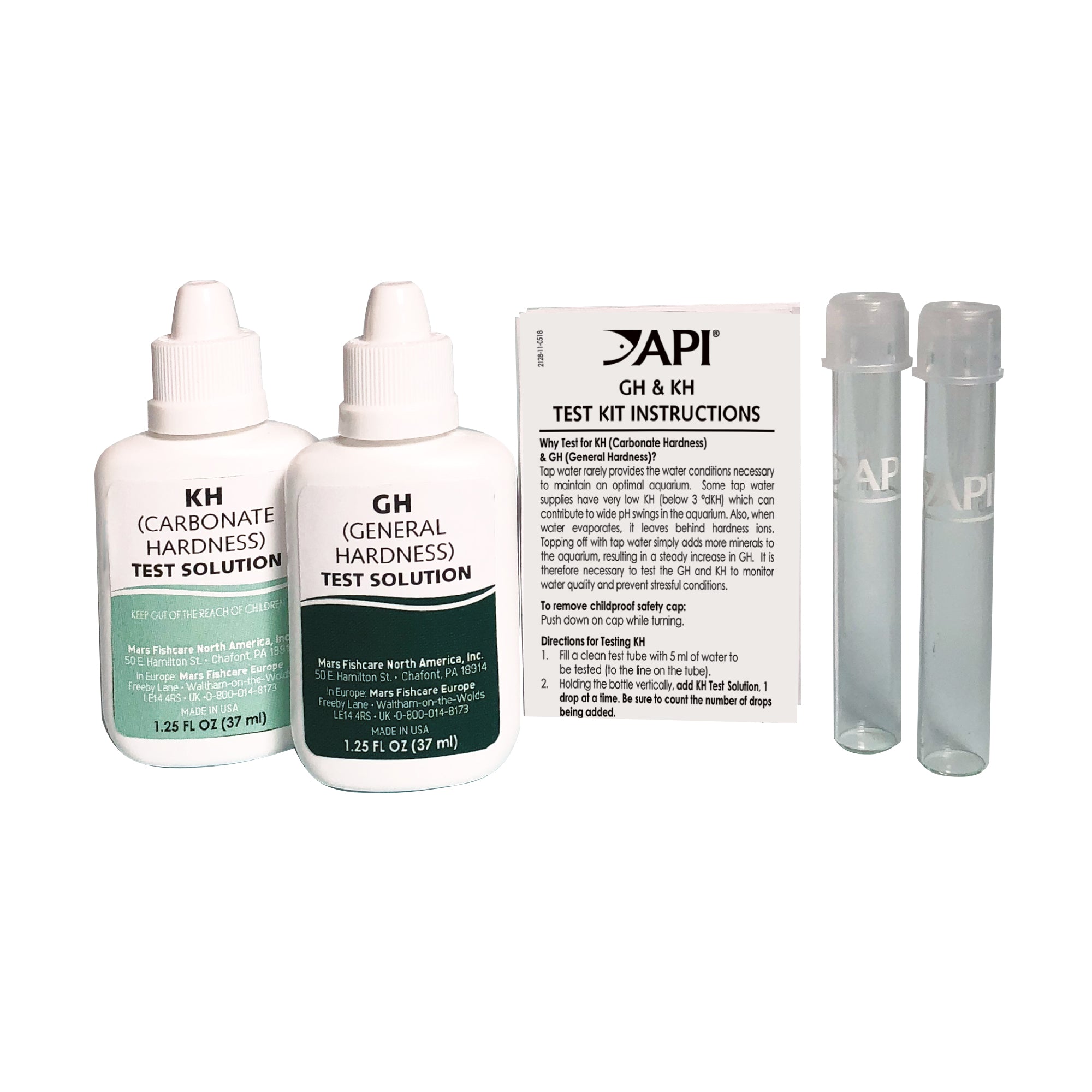 API Freshwater GH & KH Test Kit Accurate Water Testing for Aquariums & Ponds