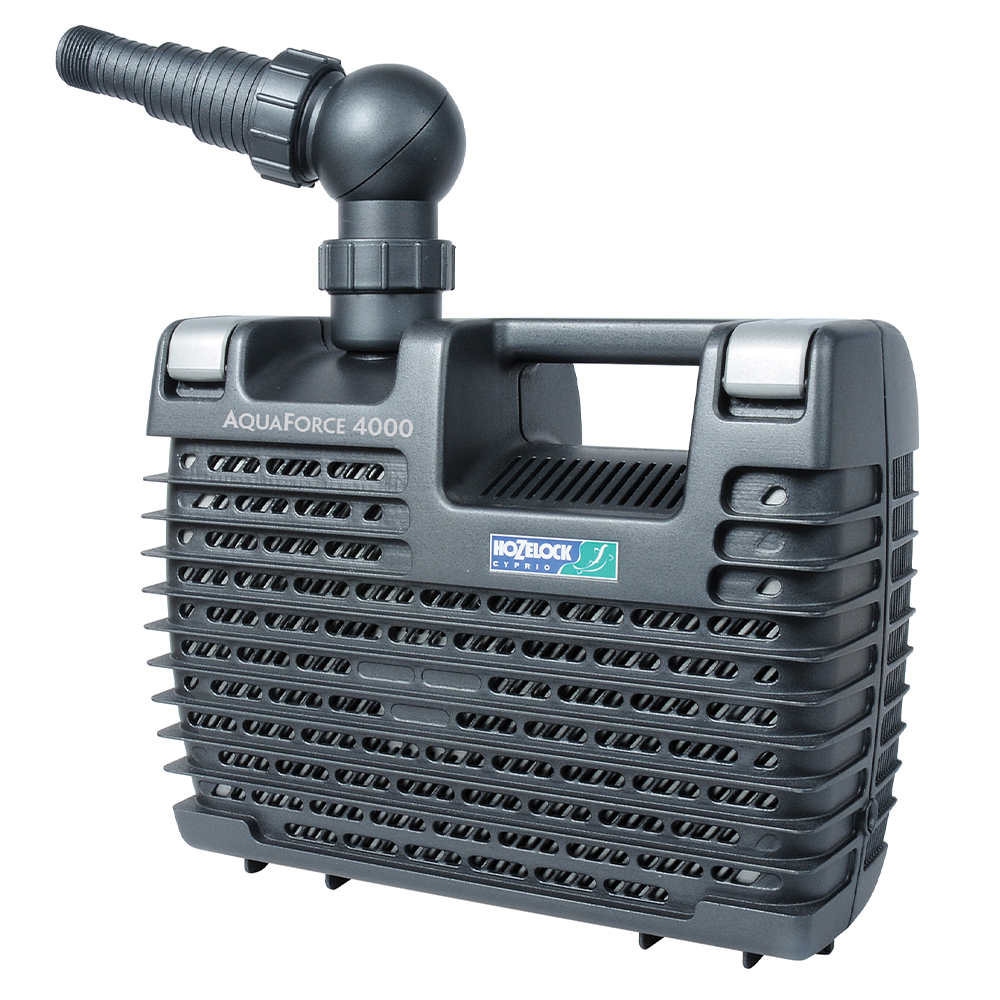 Hozelock Aquaforce 4000 Pond Filter Pump for Waterfalls & Features