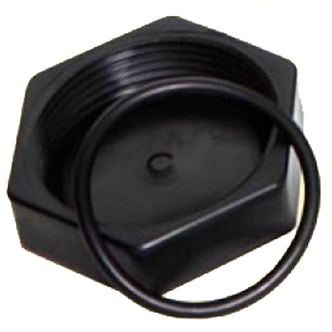 1.5" Black End Cap & O Ring for Kockney Koi Tank Connector