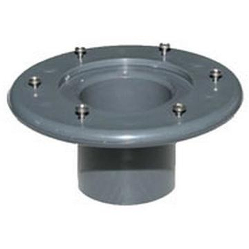 Grey Flanged Tank Connector PVC Pressure Pipe Imperial
