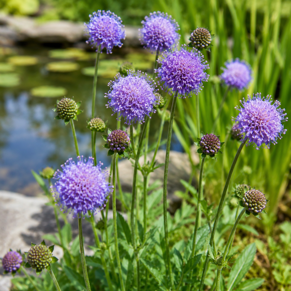Succisa Pratensis Pond Plant Red Devil's Bit Scabious