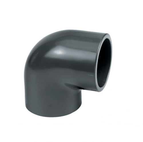 Grey 90 Degree Angle PVC Pressure Pipe Imperial 1"
