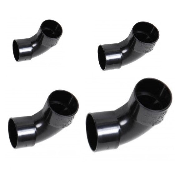 Black 90 Degree Angle ABS Waste Pipe
