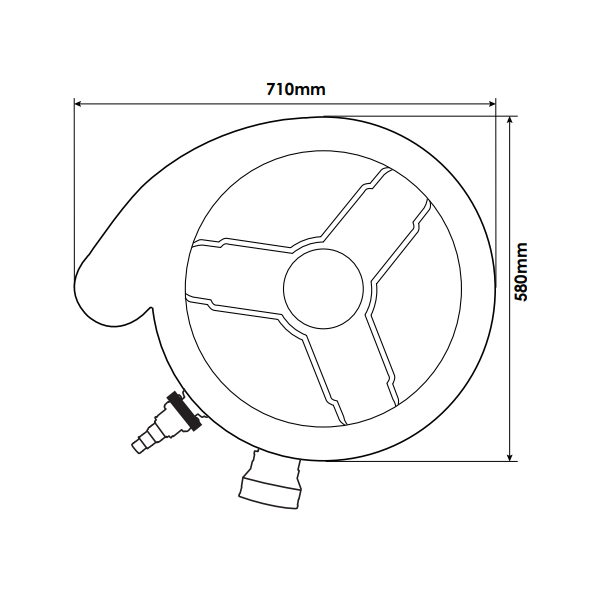 Evolution Aqua Eazy Pod Complete with UV and Air Pump - Grey