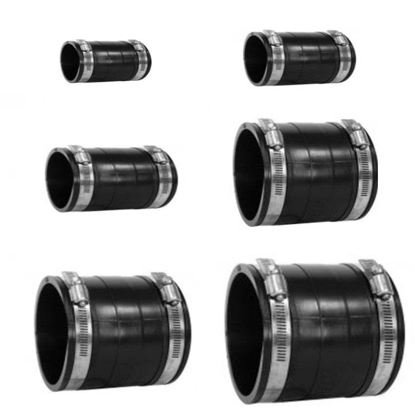 Flexible Rubber Straight Connector