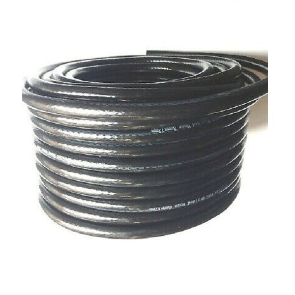 Per Meter Koi Flex Braided Hose - Black 8mmID-12mm OD