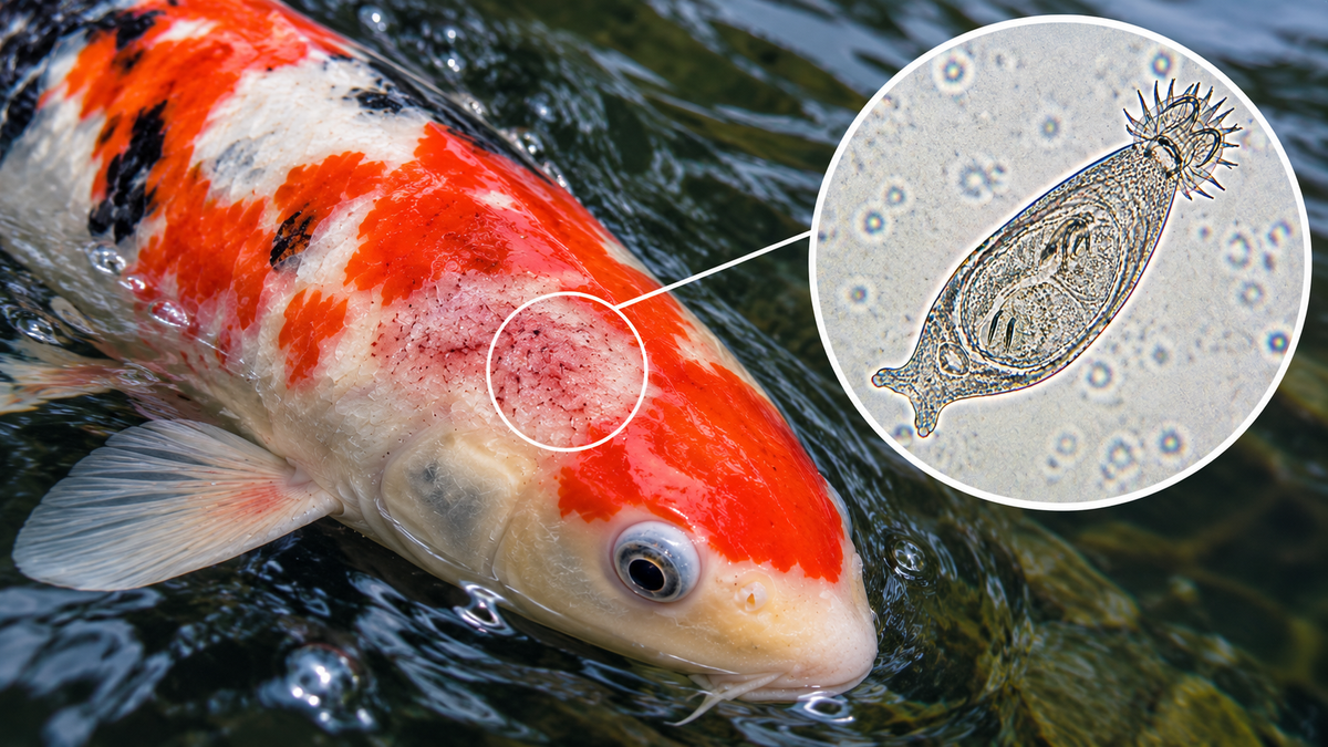 Treating Skin Flukes in Koi and Pond Fish