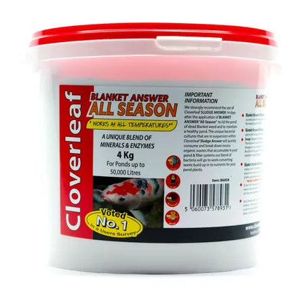 Cloverleaf Blanket Answer All Season - Year-Round Blanketweed Pond Treatment 4kg
