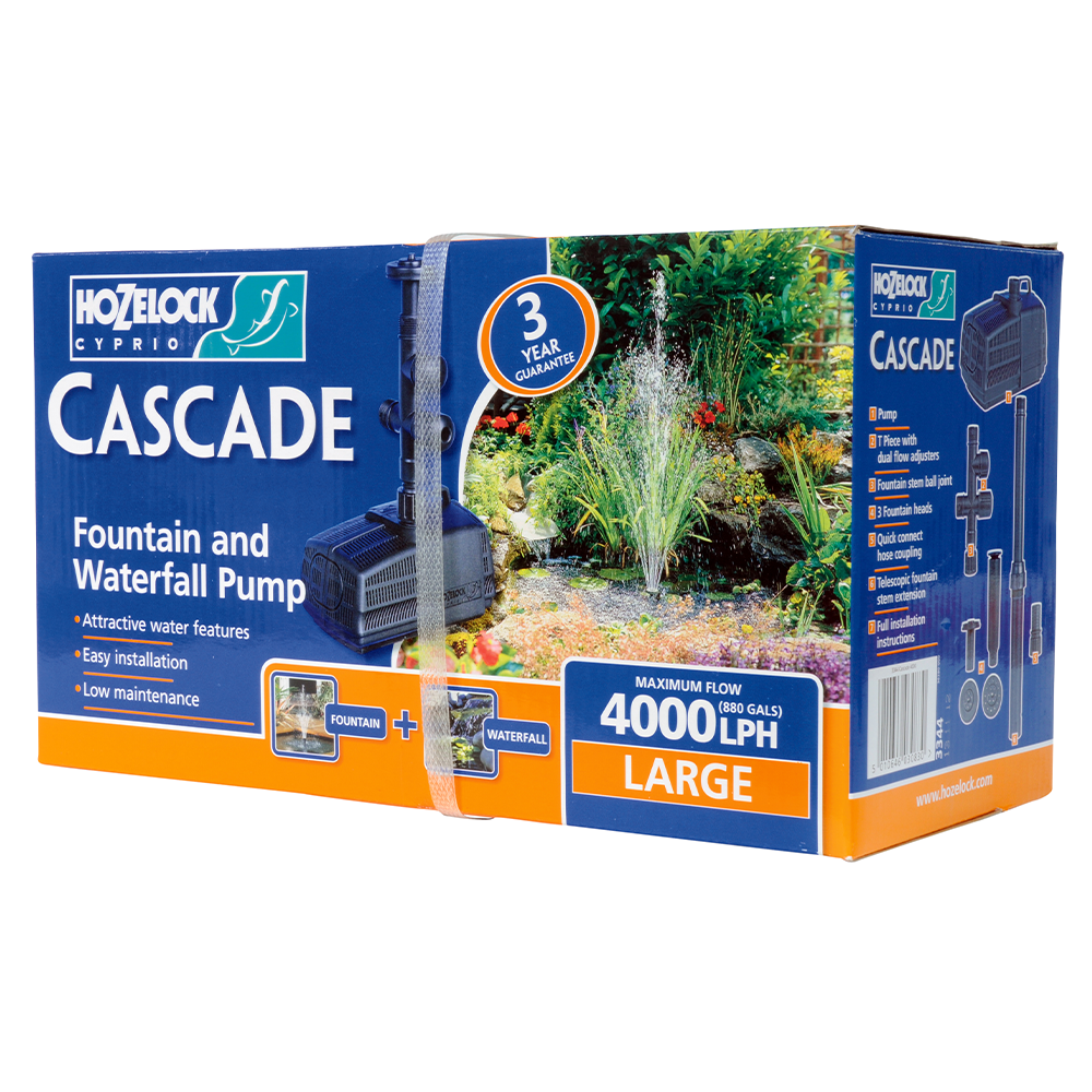 Hozelock Cascade 4000 Fountain & Water Feature Pump