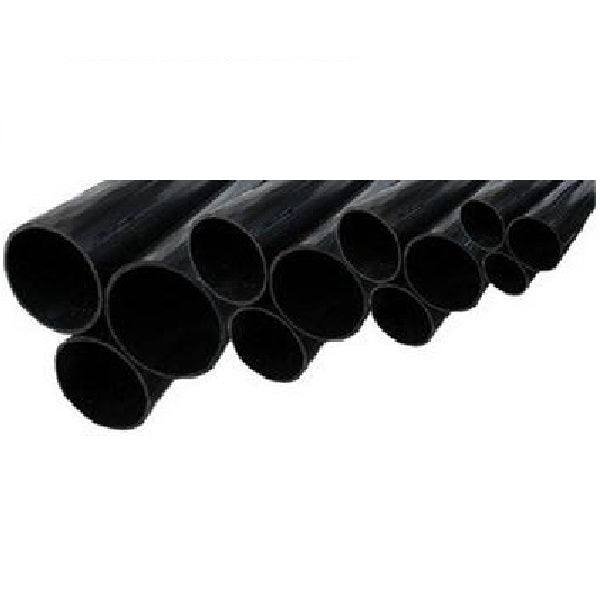 Black ABS Waste Pipe 1m