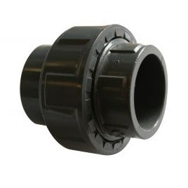 Grey Union Plain Female to Plain Female PVC Pressure Pipe Imperial
